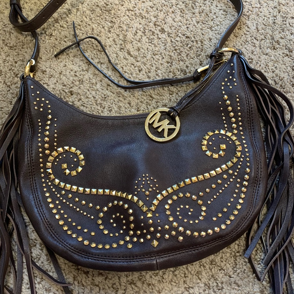 Michael kors fringe bag